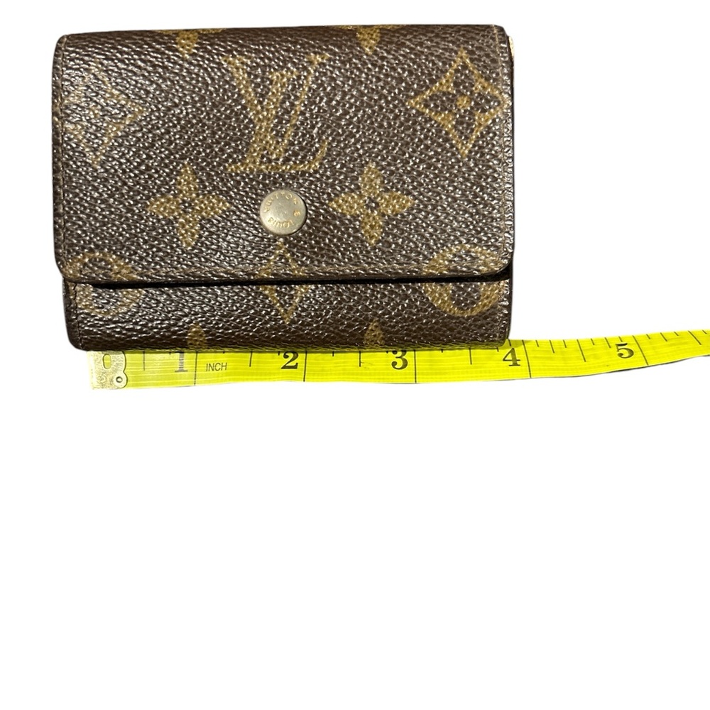 Louis Vuitton Brown Monogram card coin Wallet with callouts - Picture 9 of 10